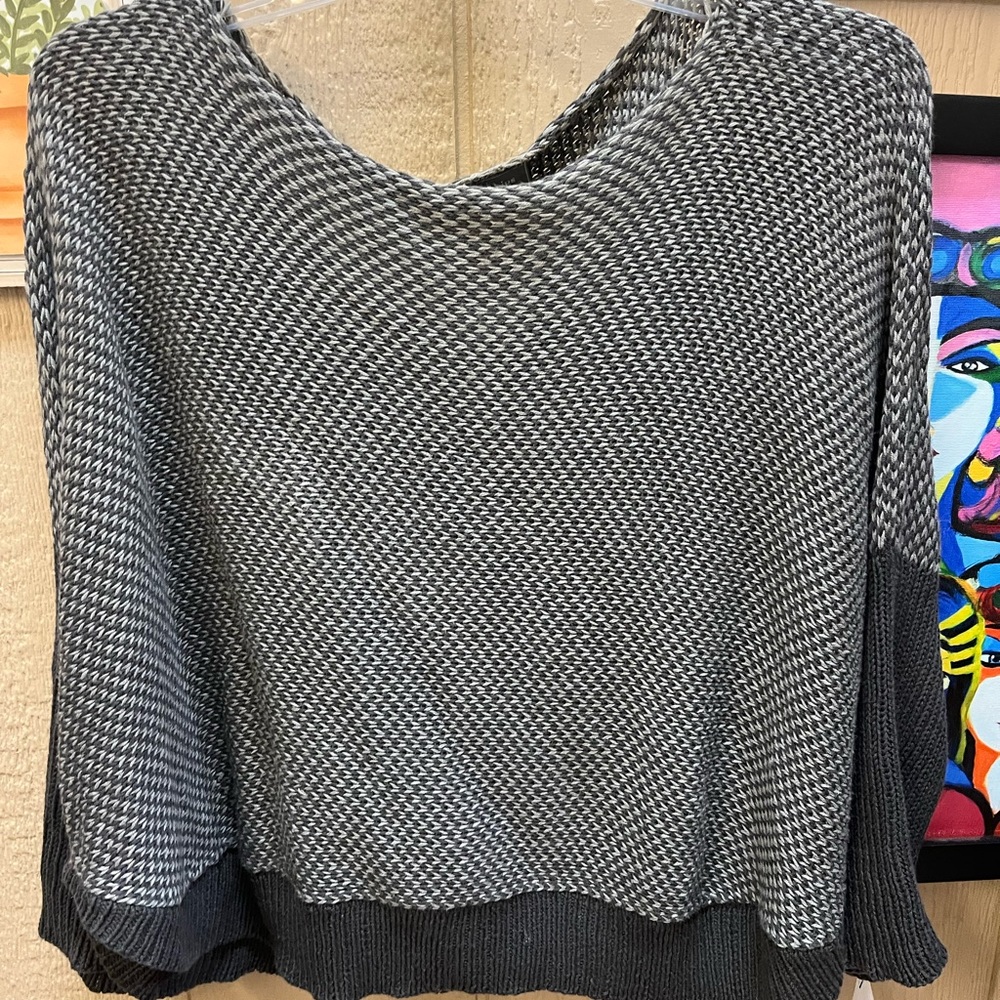 Wooden Ships Sweater Poncho